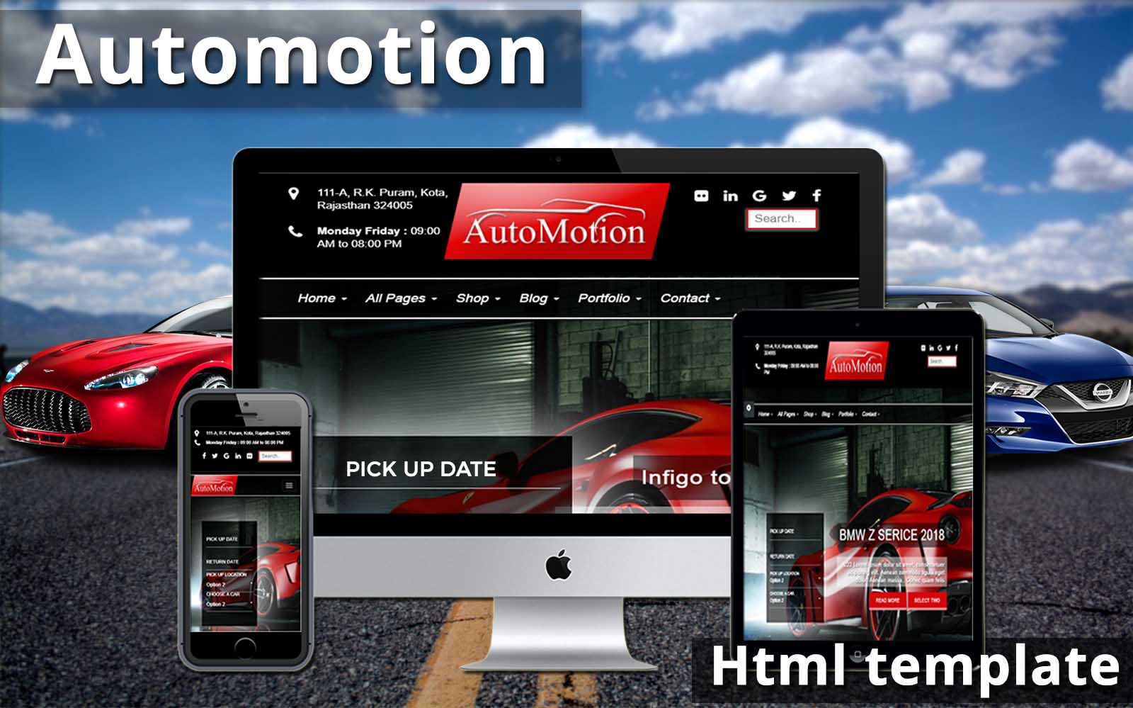 automotion html template