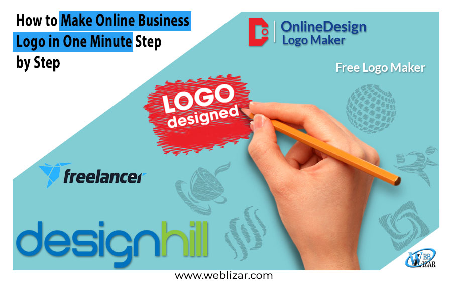Make Online Business Logo One Minute Step Step
