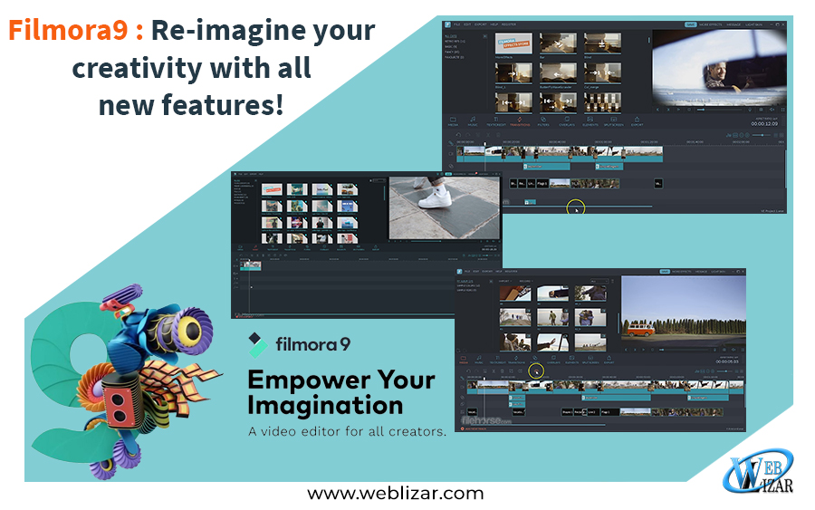 Filmora9 : Re-imagine your creativity with all new features!