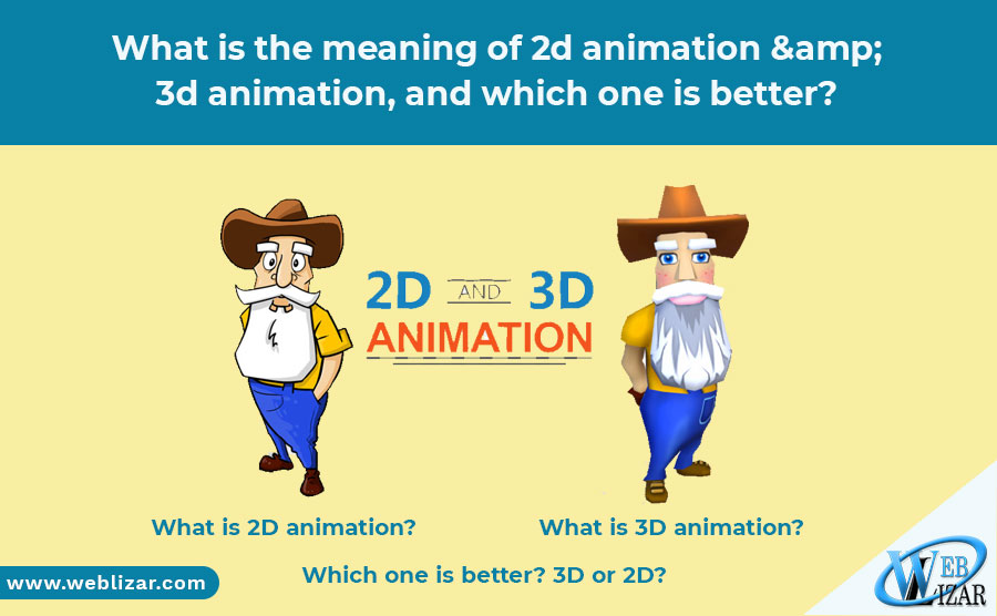 2d animation & 3d animation