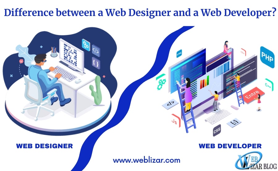 What is the difference between a web designer and a web developer?