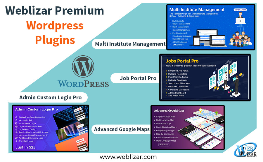 Weblizar Premium WordPress  Plugins For 2026