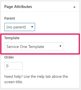 Service-template