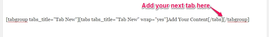 add new tab