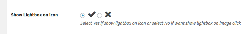 Show Lightbox on Icon