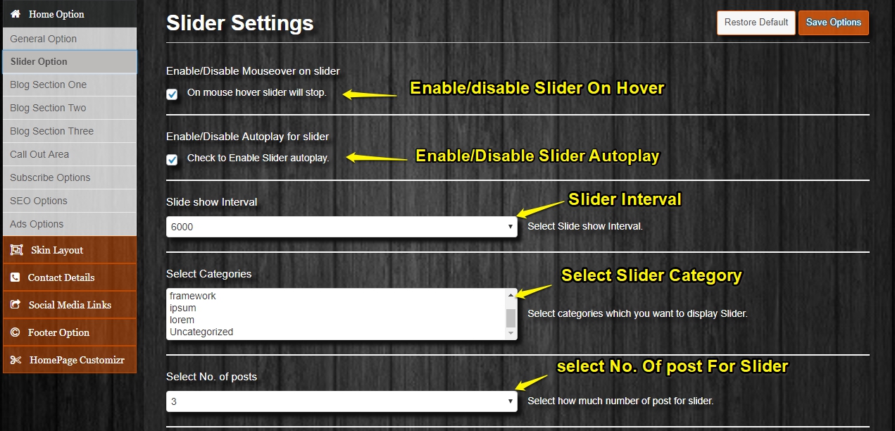 slider-settings