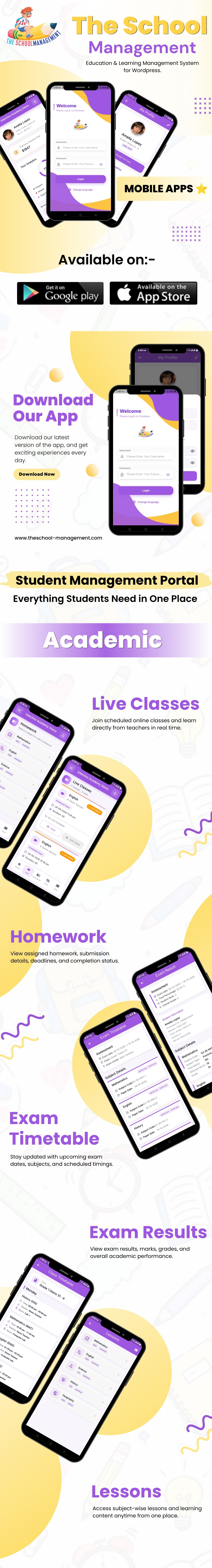 School Management Mobile App for iPhone | Complete School ERP Solution
