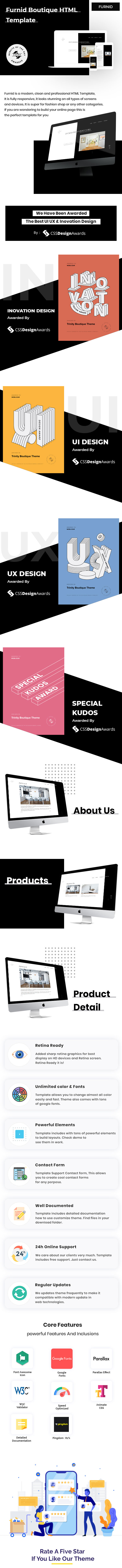 Furnid Boutique HTML Template