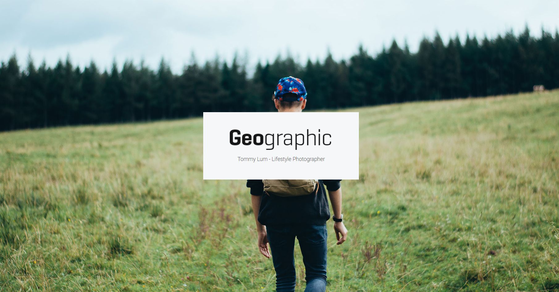 GeoPhoto - Portfolio Responsive WordPress Theme